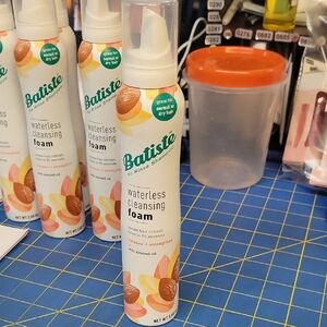 Batiste Waterless Cleansing Foam Cleanse + Strengthen w almond oil 102g New